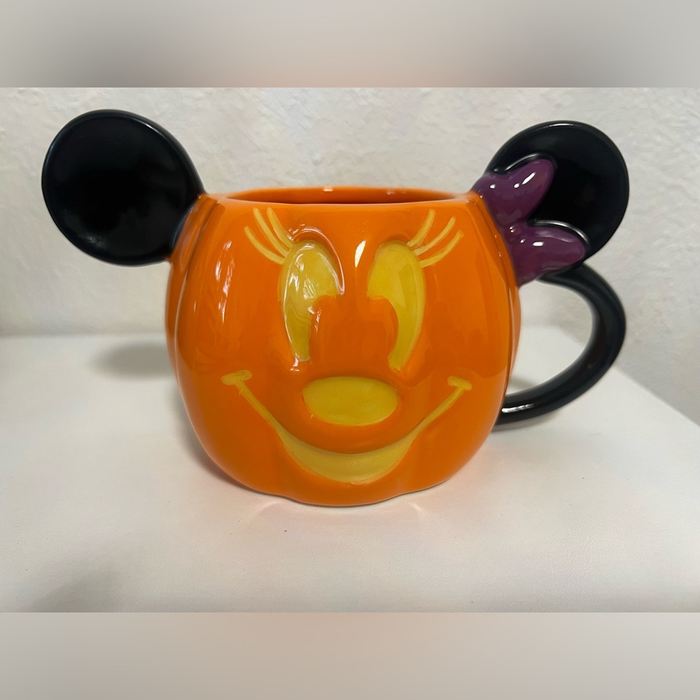 Disney Minnie Mouse Orange Pumpkin Mug